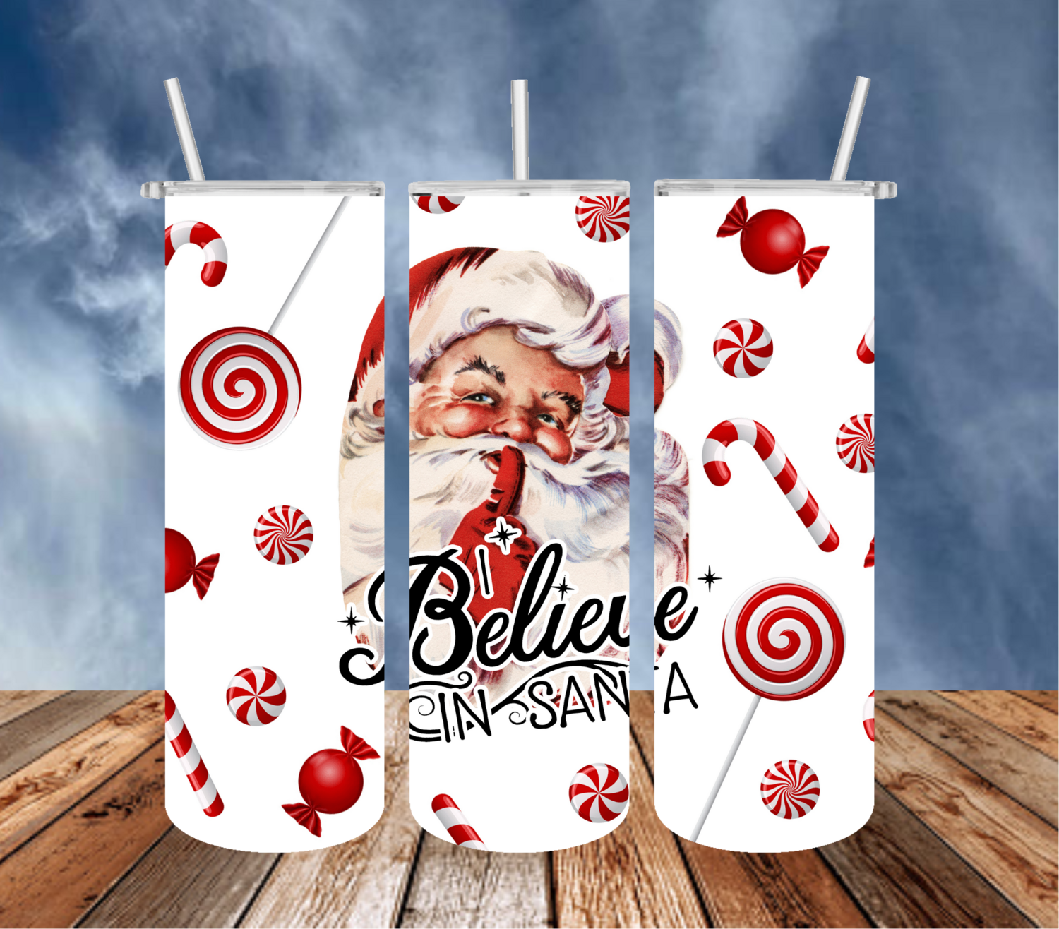 I Believe in Santa Tumbler!