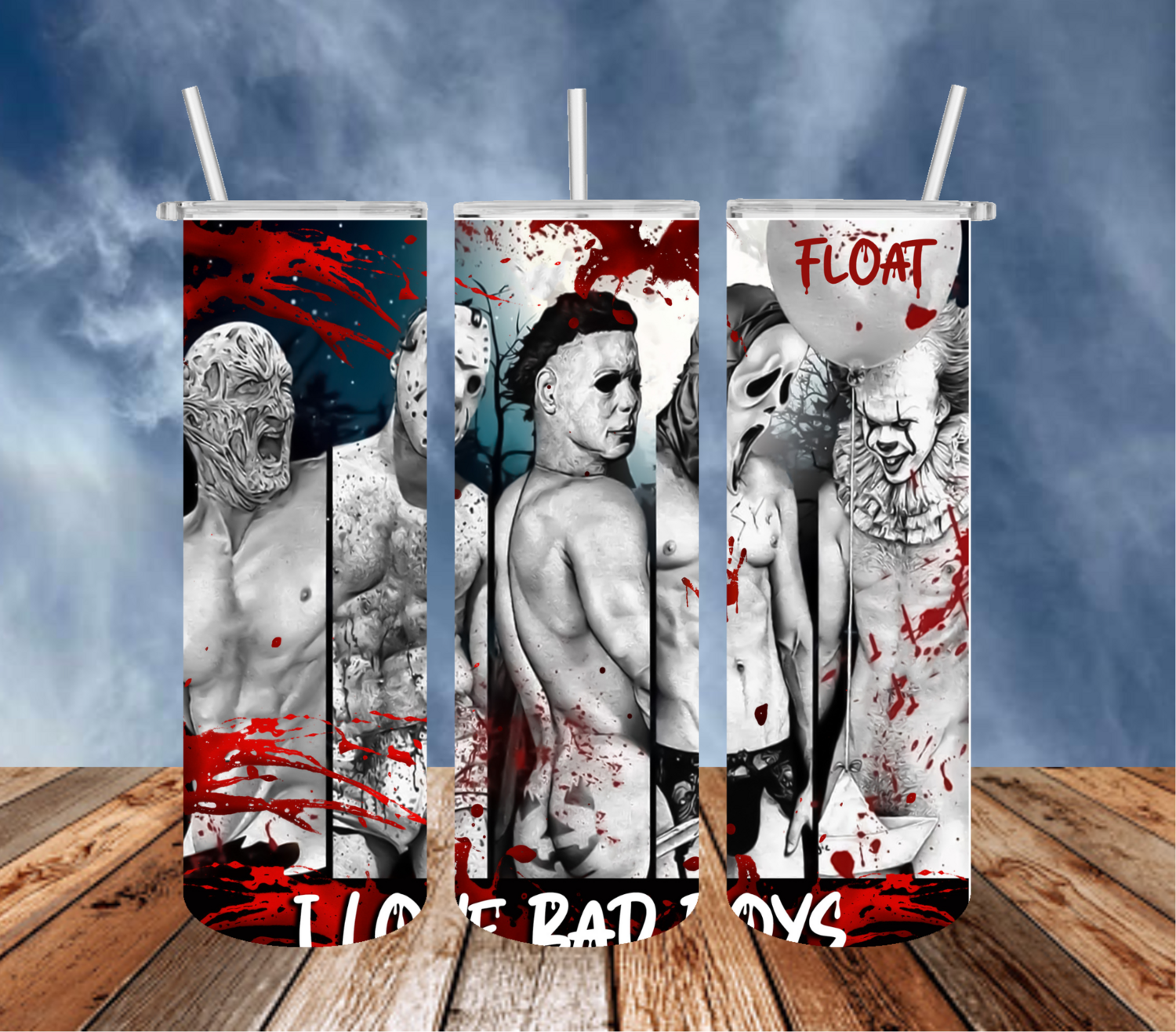 I Love Bad Boys Horror Tumbler!