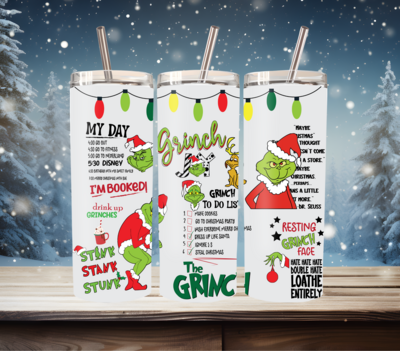 Grinch Schedule Christmas!