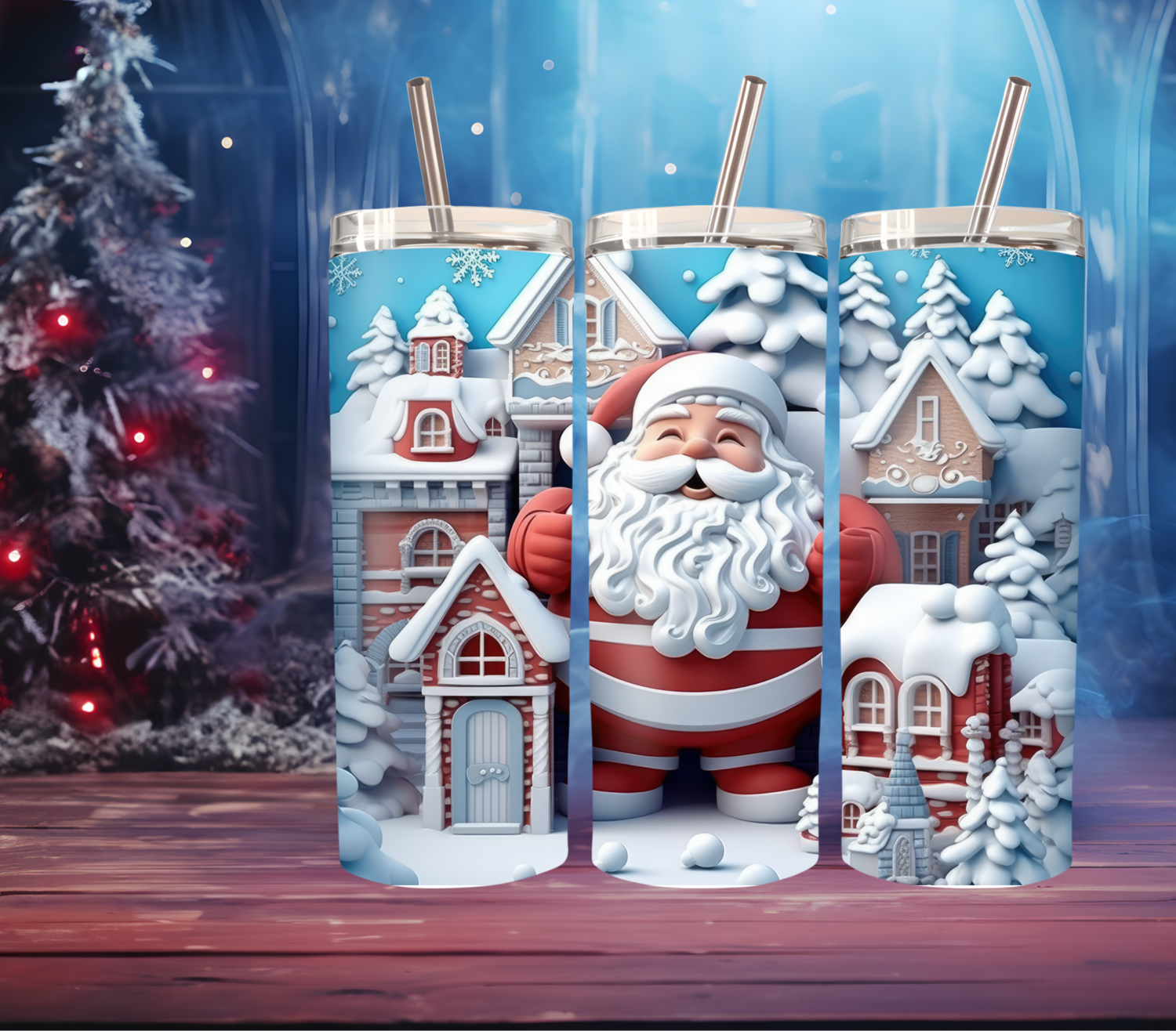 3D Large Santa Christmas!