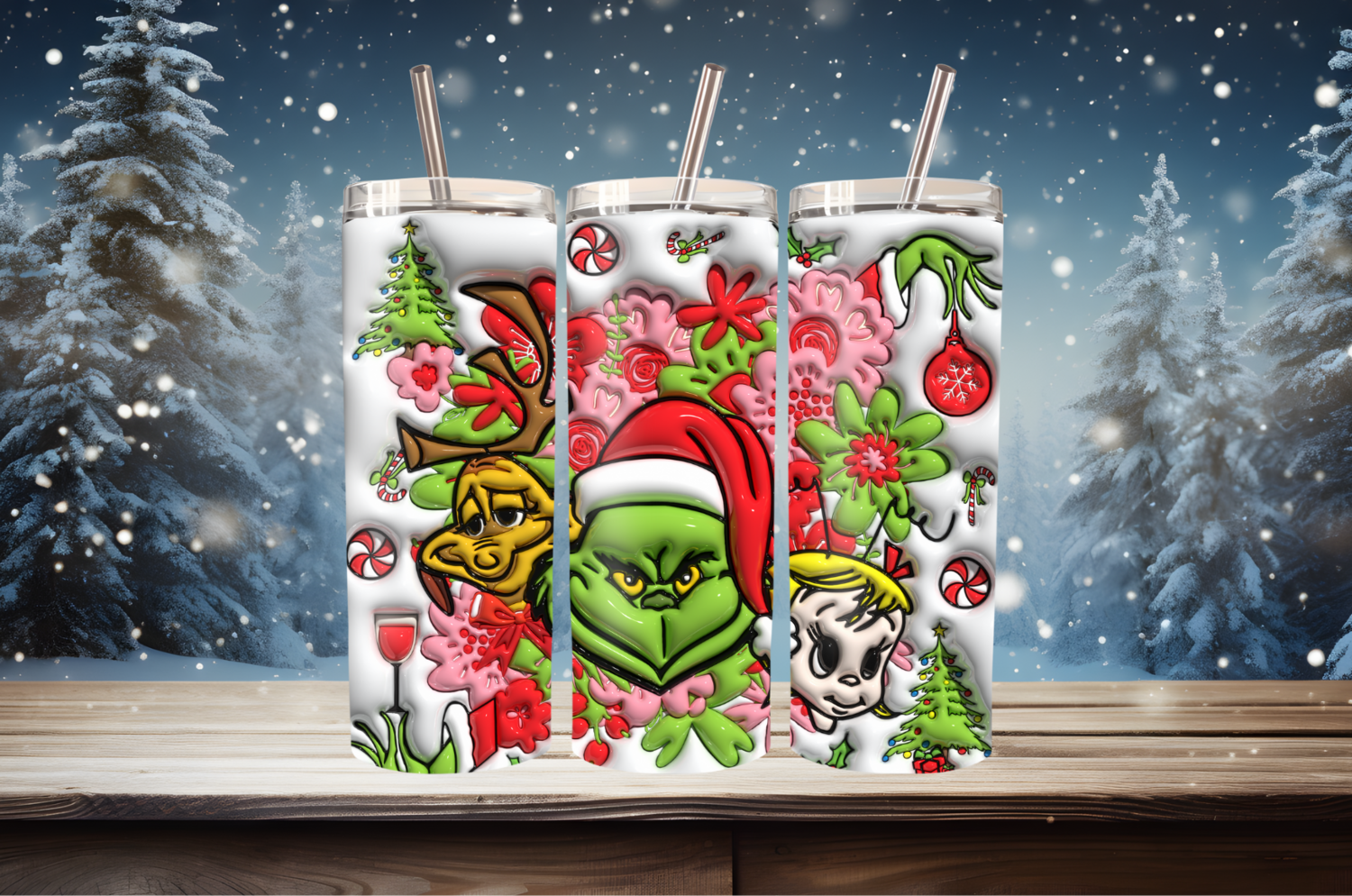 3D Christmas Grinch!