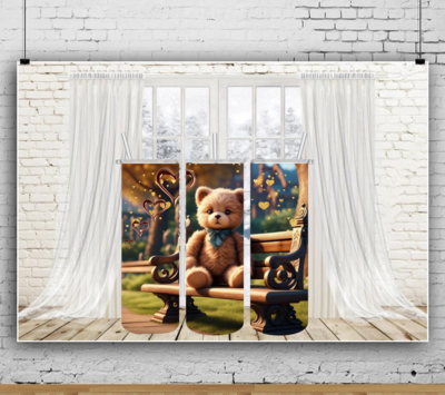 Bear on a Bench Tumbler!
