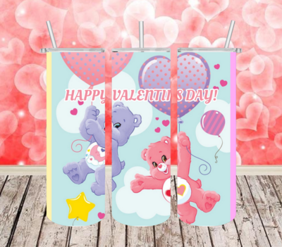 Care Bears Valentine Tumbler!
