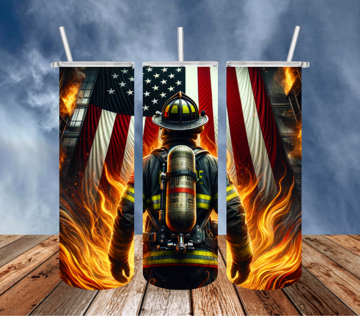 USA Fire Fighter Tumbler!