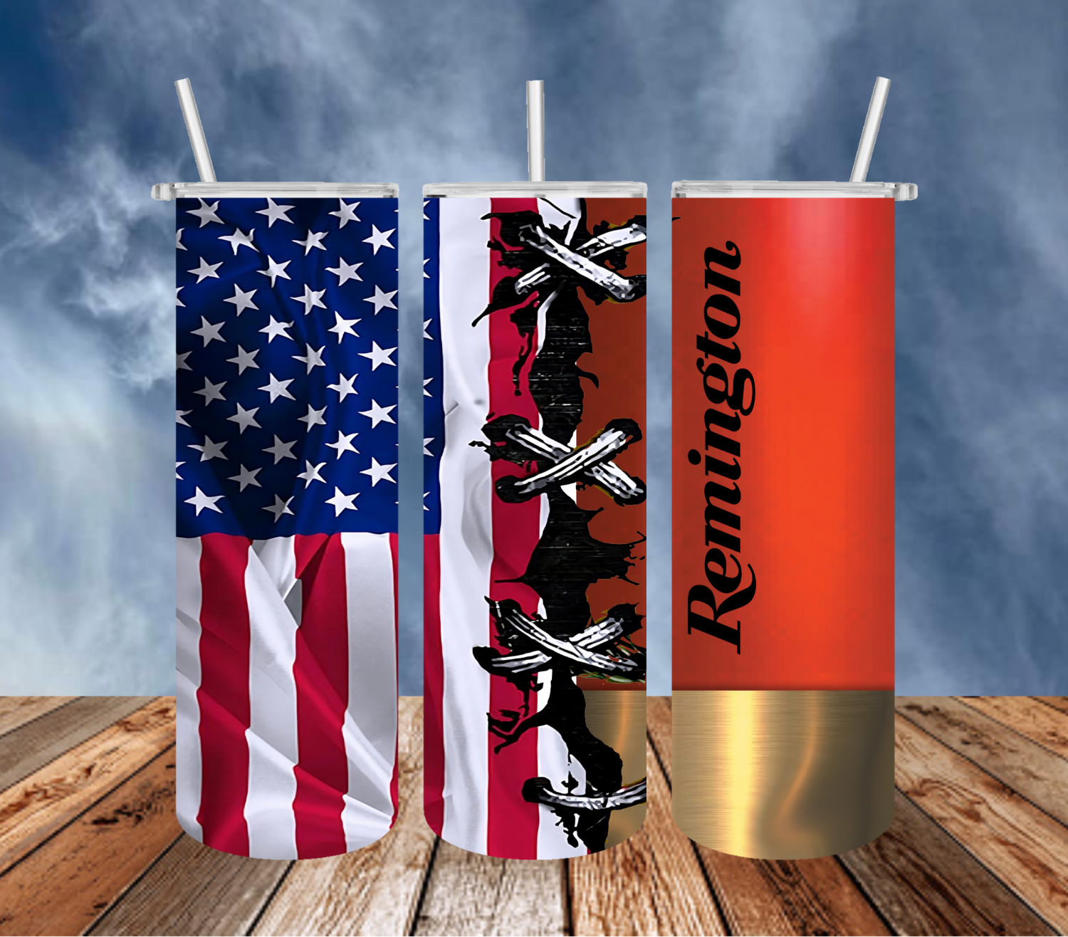 American Flag Shot Gun Shell Tumbler!