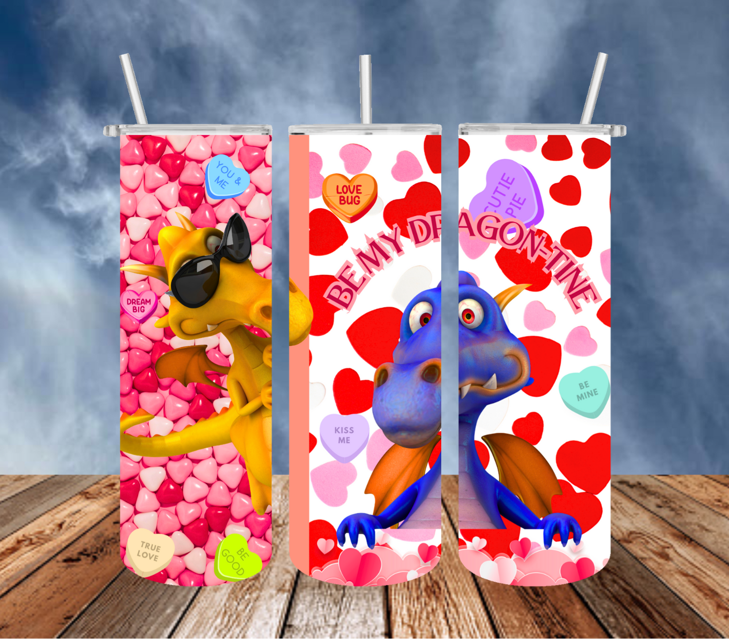 Be My Dragon-Tine Tumbler
