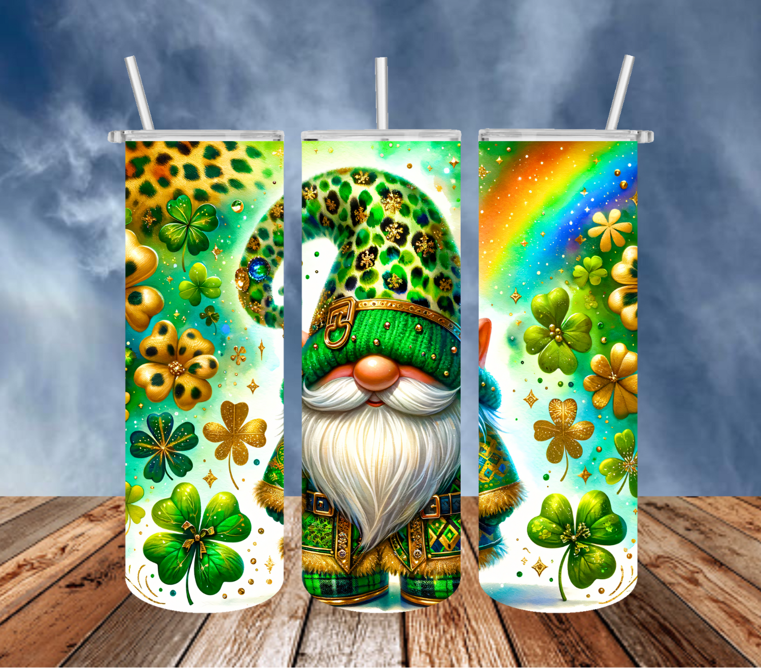 St Pats Gnome Tumbler