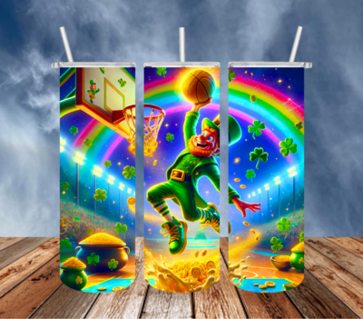 St. Pats Leprechaun can Jump