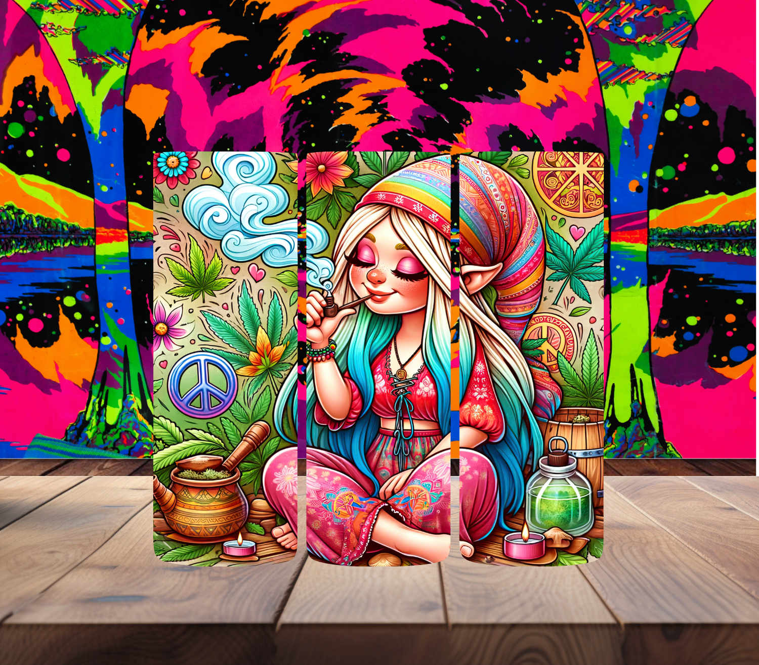 Beautiful White Hippie Gnome