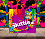 Stoner Smurfs Skittle Background