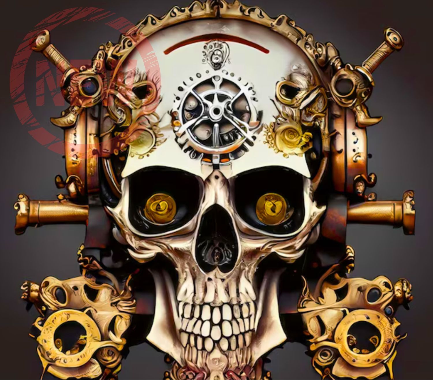 Steampunk Skull (Digital Download Only)!