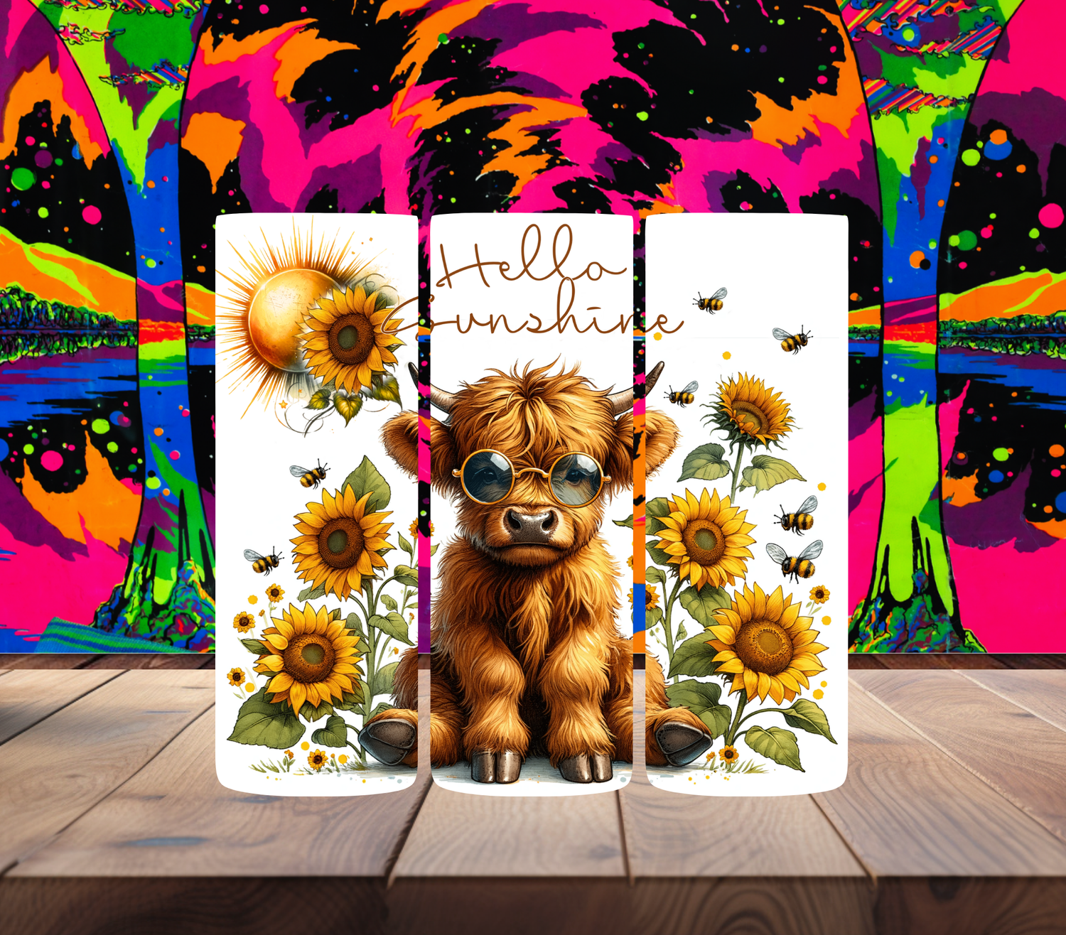 Hello Sunshine Highland Cow