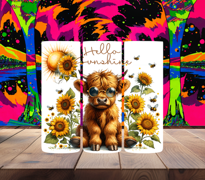 Hello Sunshine Highland Cow