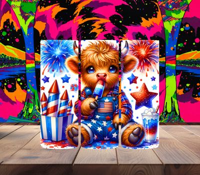 Highland Cow Fireworks
