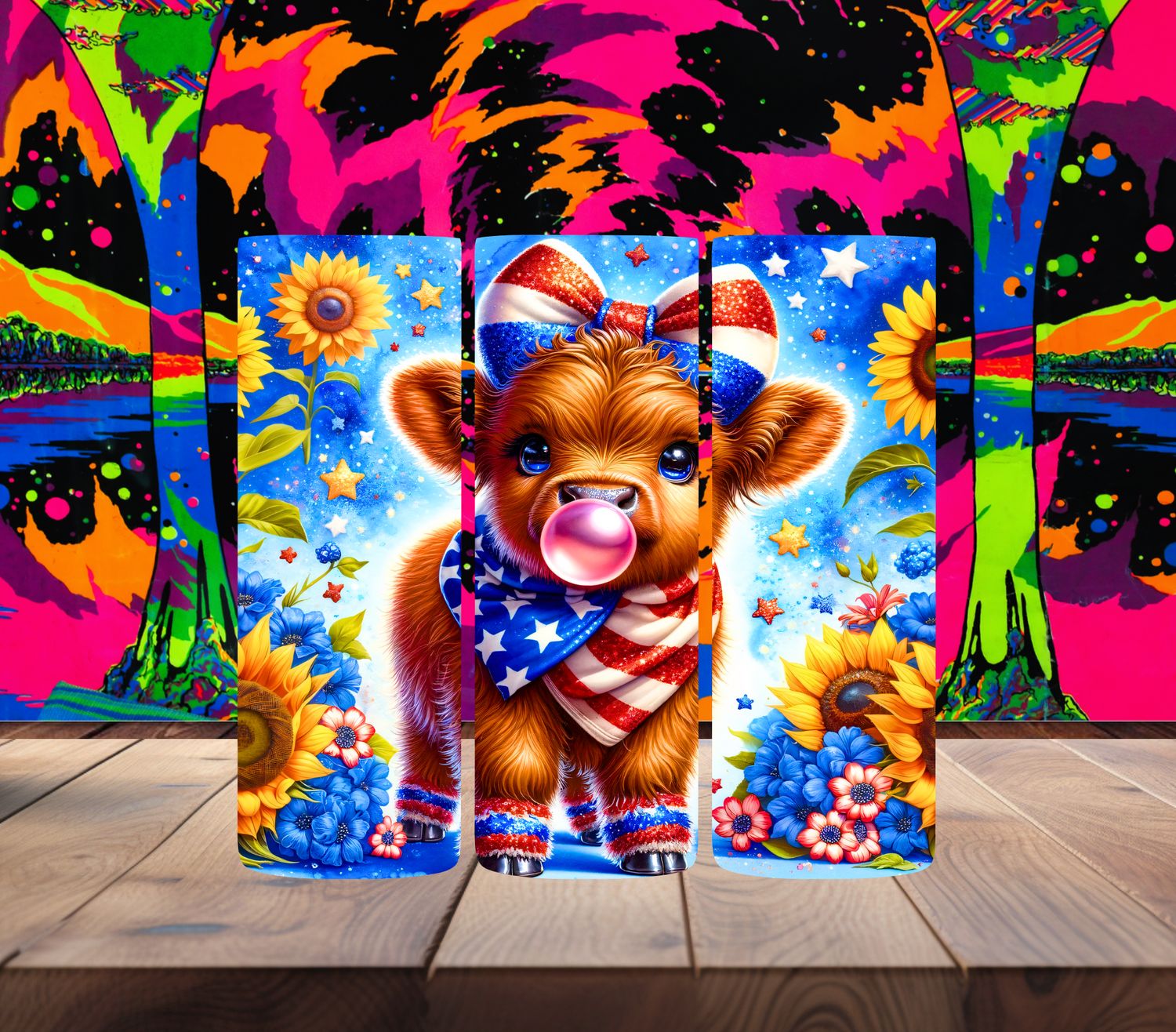 Highland Cow Marathon Ready 4th of July