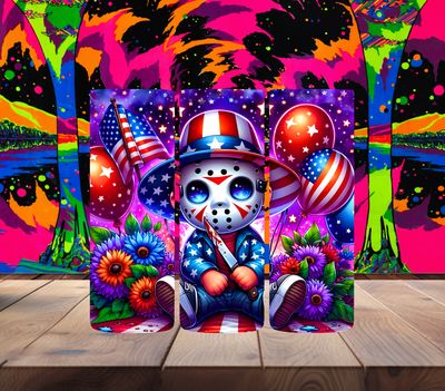 Little Jason Patriotic Halloween
