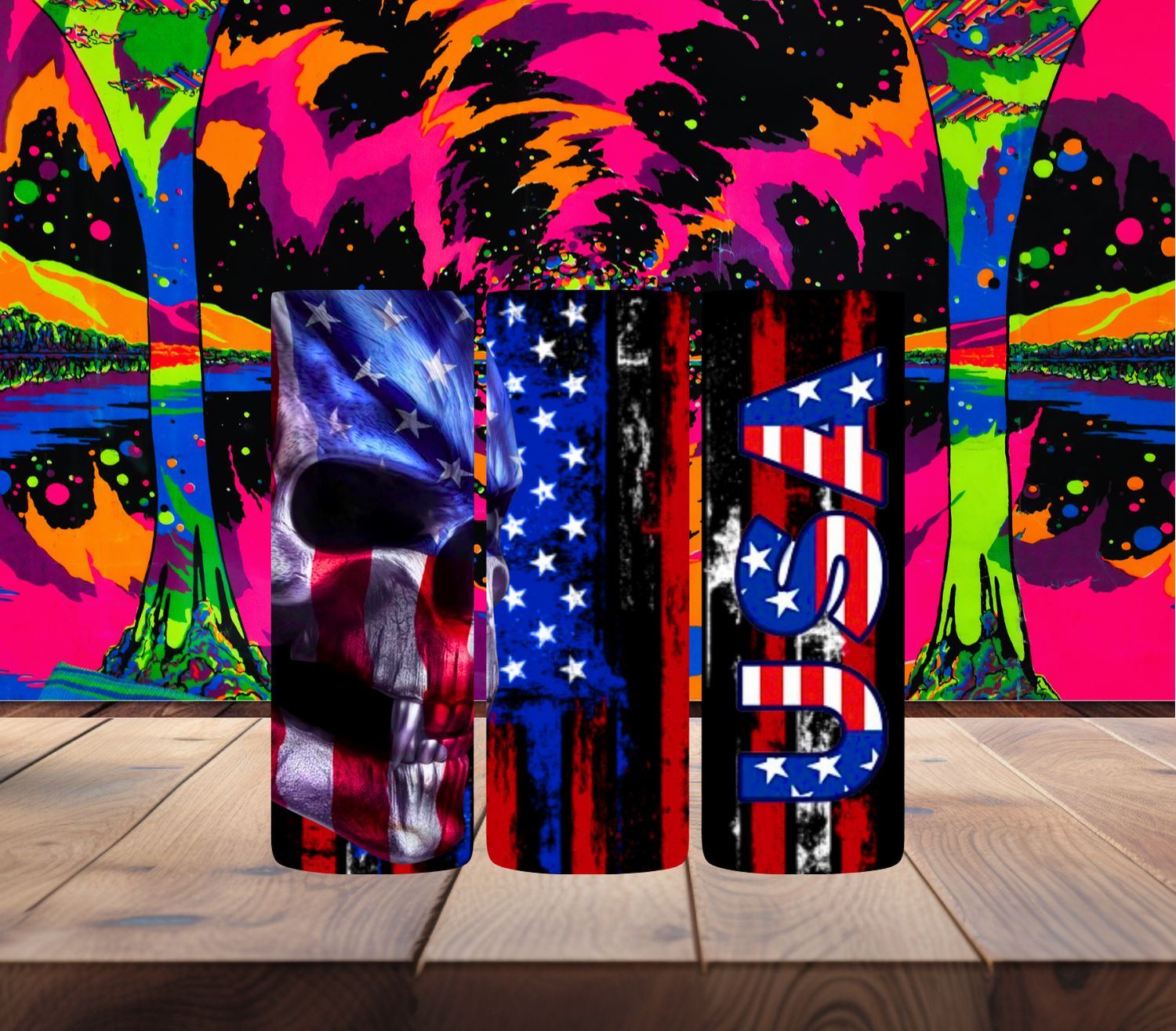 USA Skull