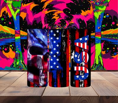 USA Skull