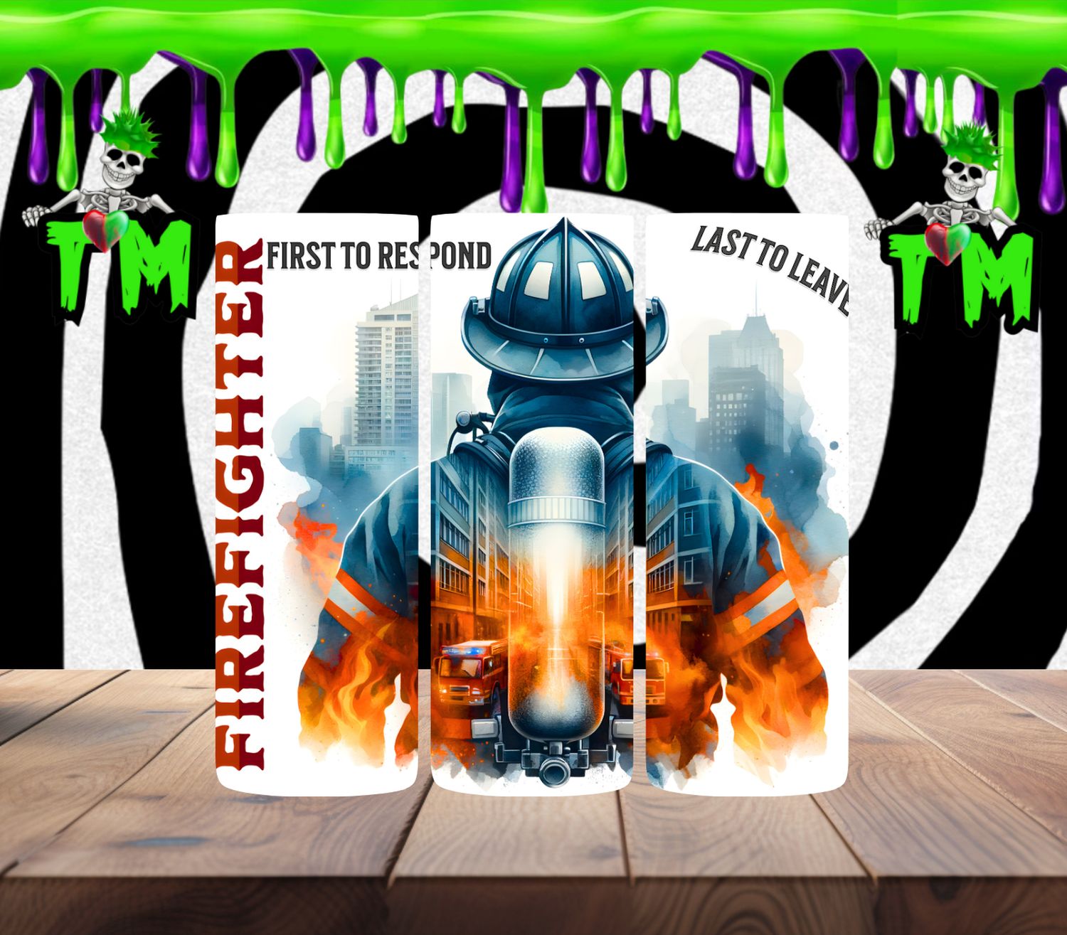 Firefighter Last to Leave