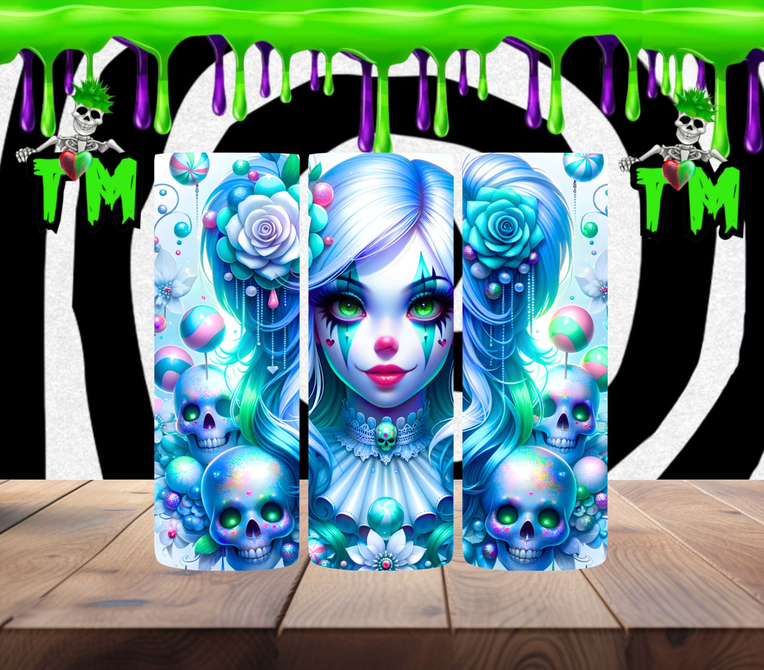Beautiful Candy Clown