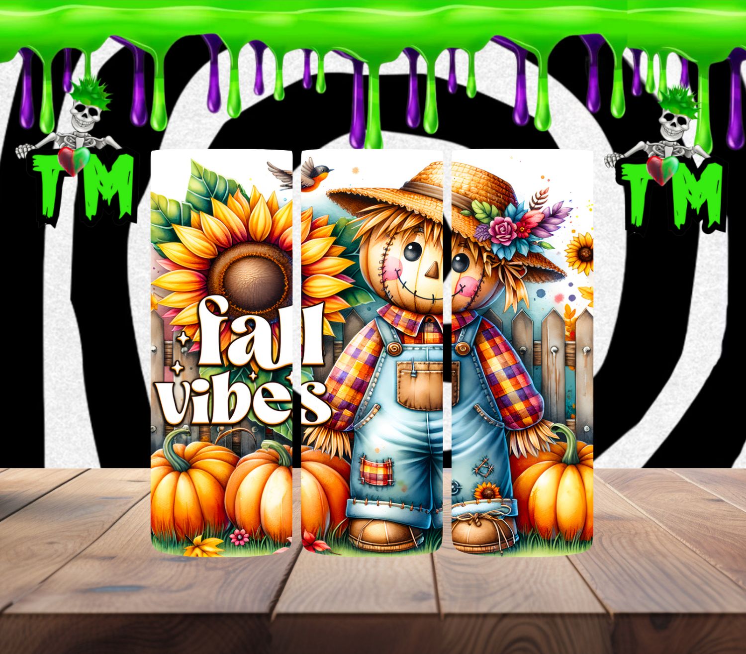 Fall Vibes Scarecrow