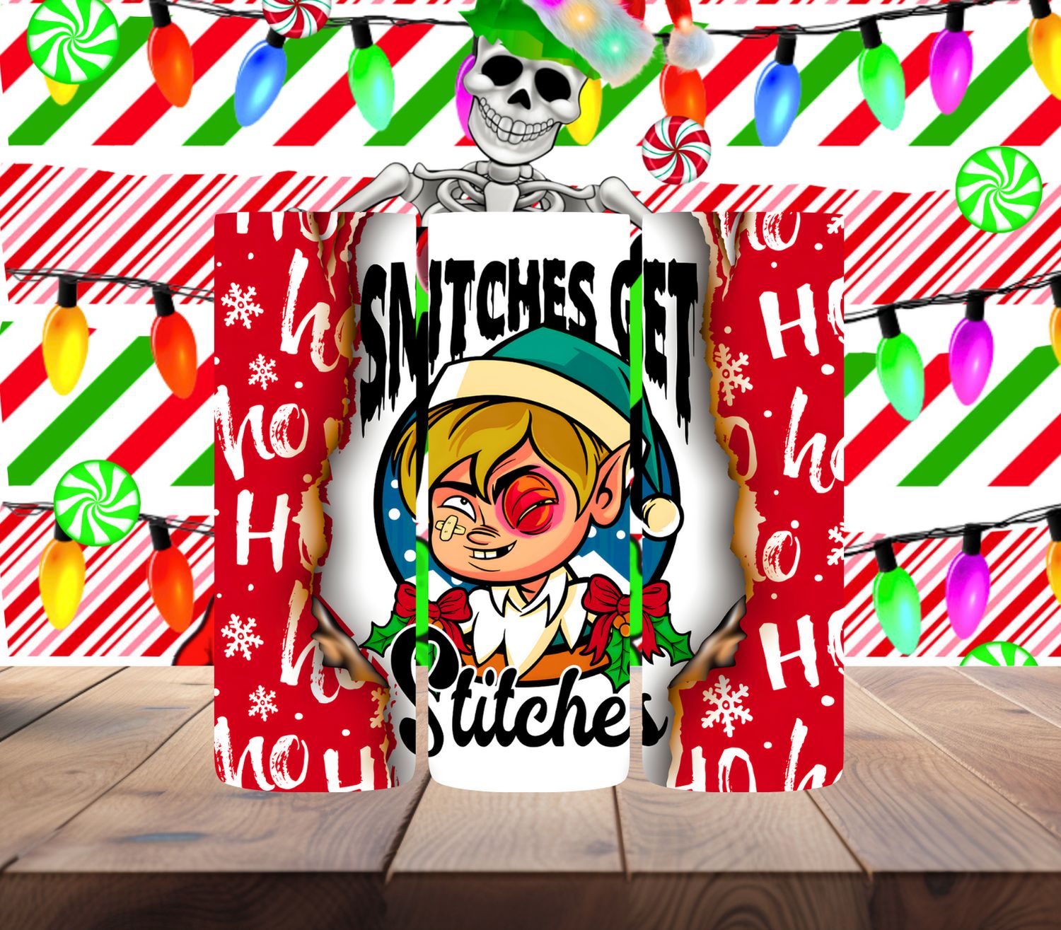 Snitches Get Stitches Elf