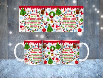 Coworkers are like Christmas Lights Coffee Mug