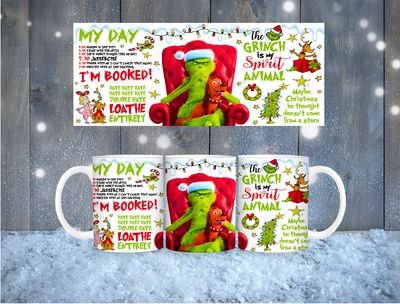 My Day Grinch Coffee Mug