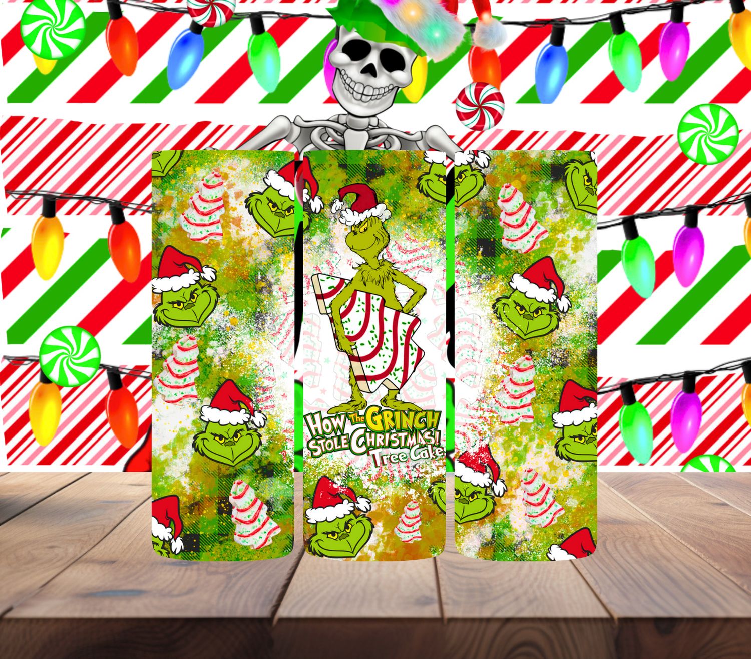 Grinch Tree Cakes