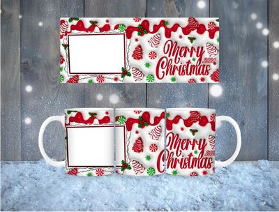 Merry Christmas 2024 Custom Portrait Coffee Mug