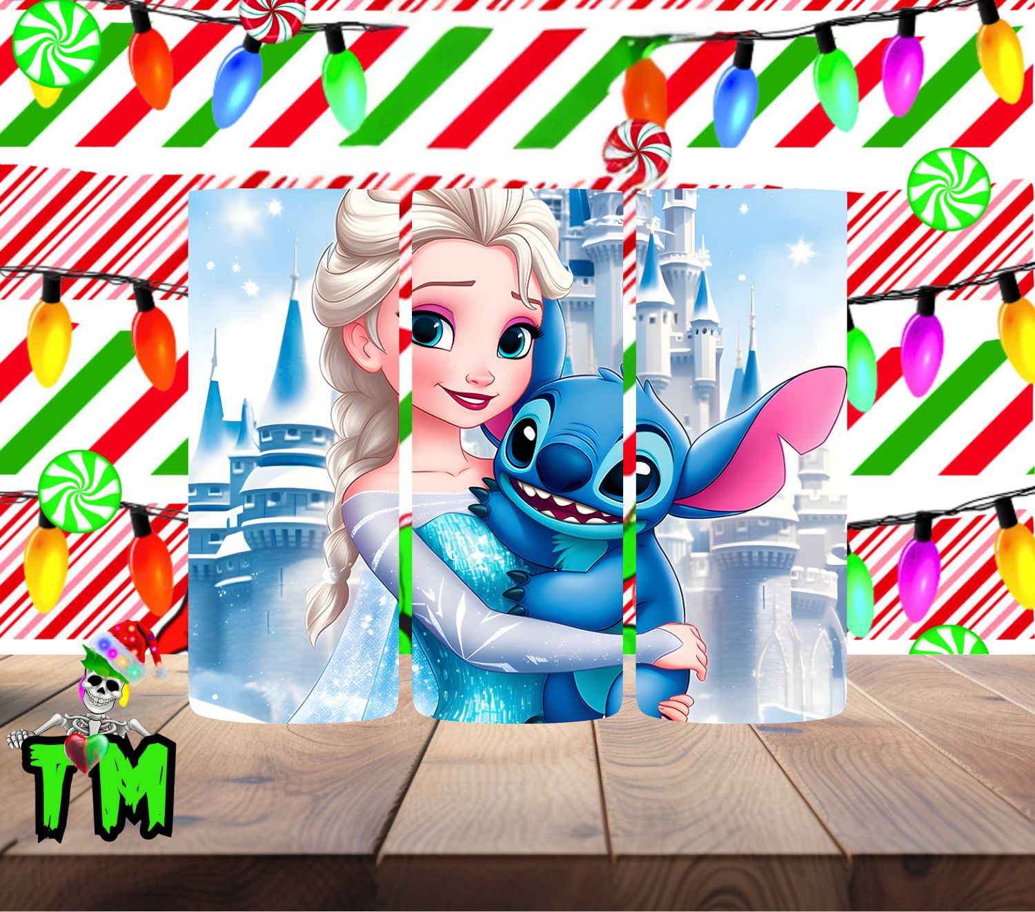 Elsa and Stitch