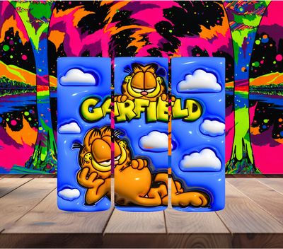 3D Puff Garfield