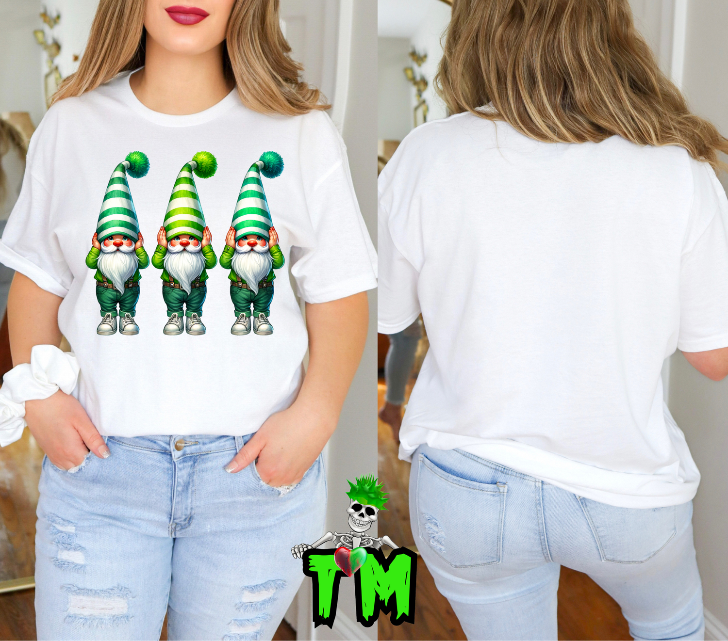 3 Little St Patrick&#39;s Gnomes