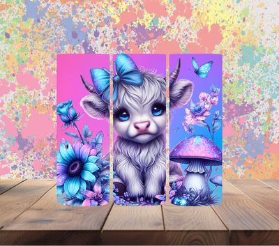 Highland Cow Purple 2