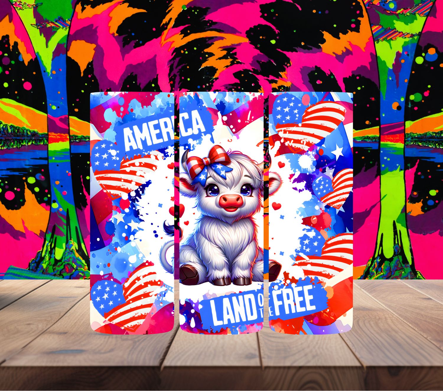 Land of the Free Highland cow