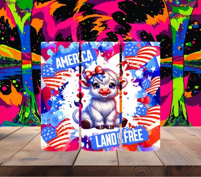 Land of the Free Highland cow