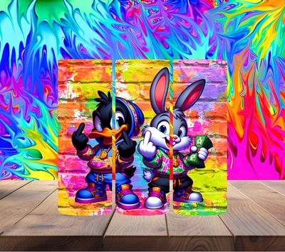Bugs and Daffy Graffiti Combo