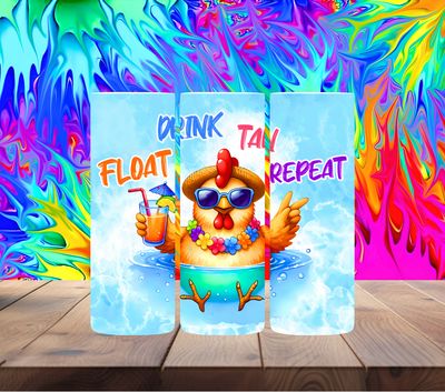 Float Drink Tan Repeat
