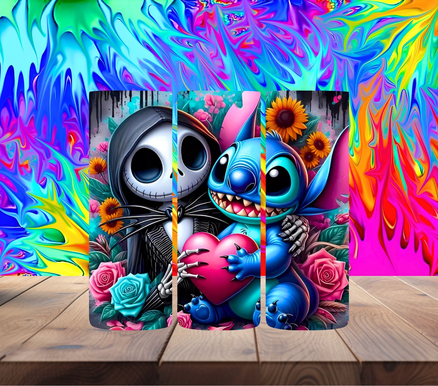 Stitch and Jack Hanging Out