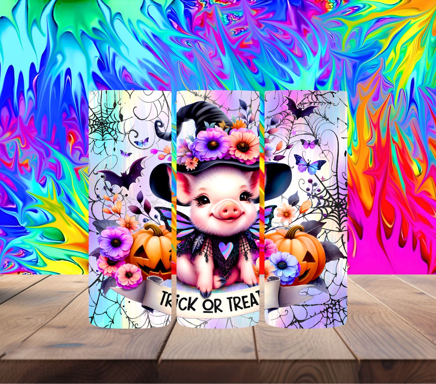 Trick or Treat Pig Witch