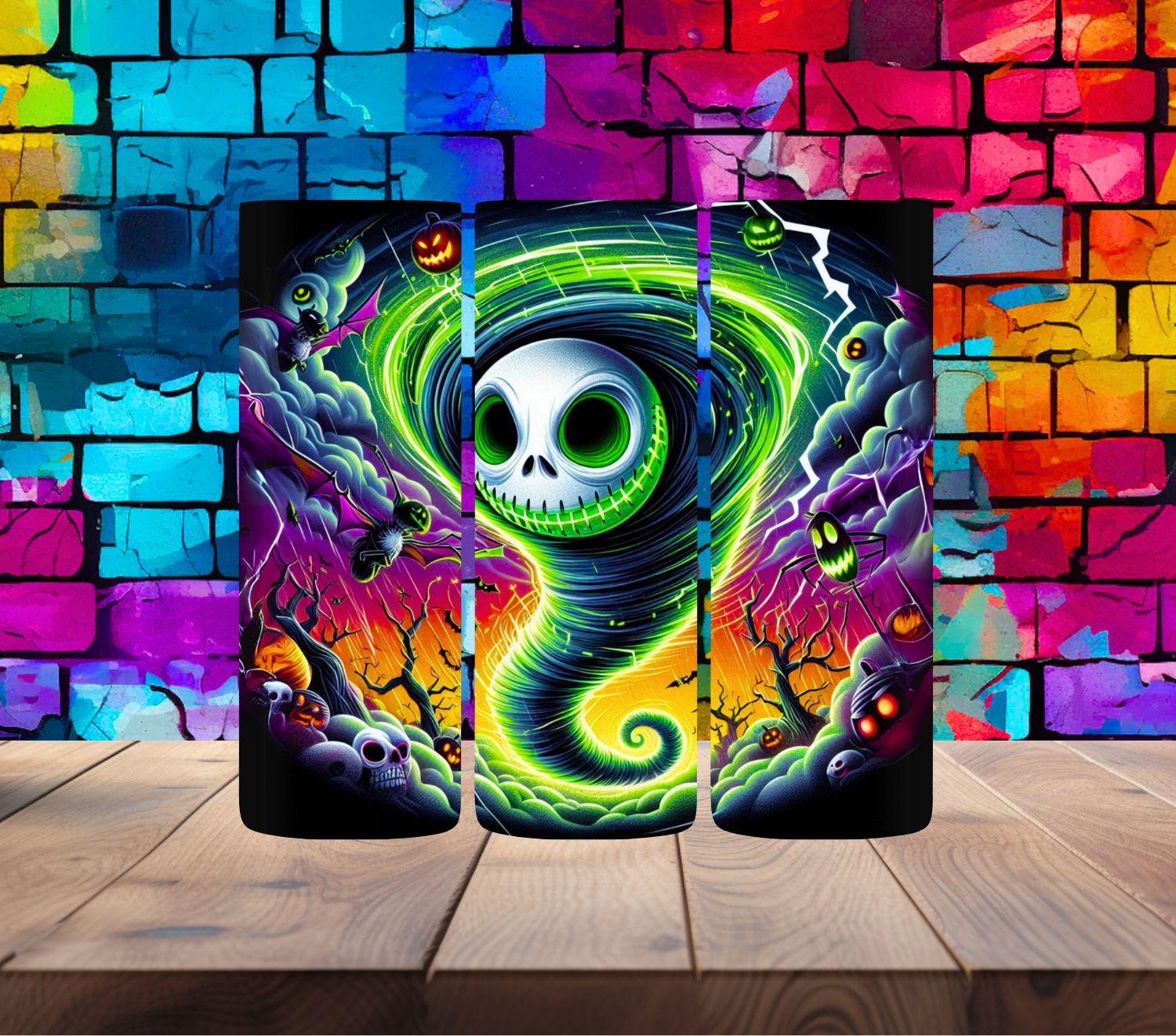 Jack Skeleton Glowing Tornado