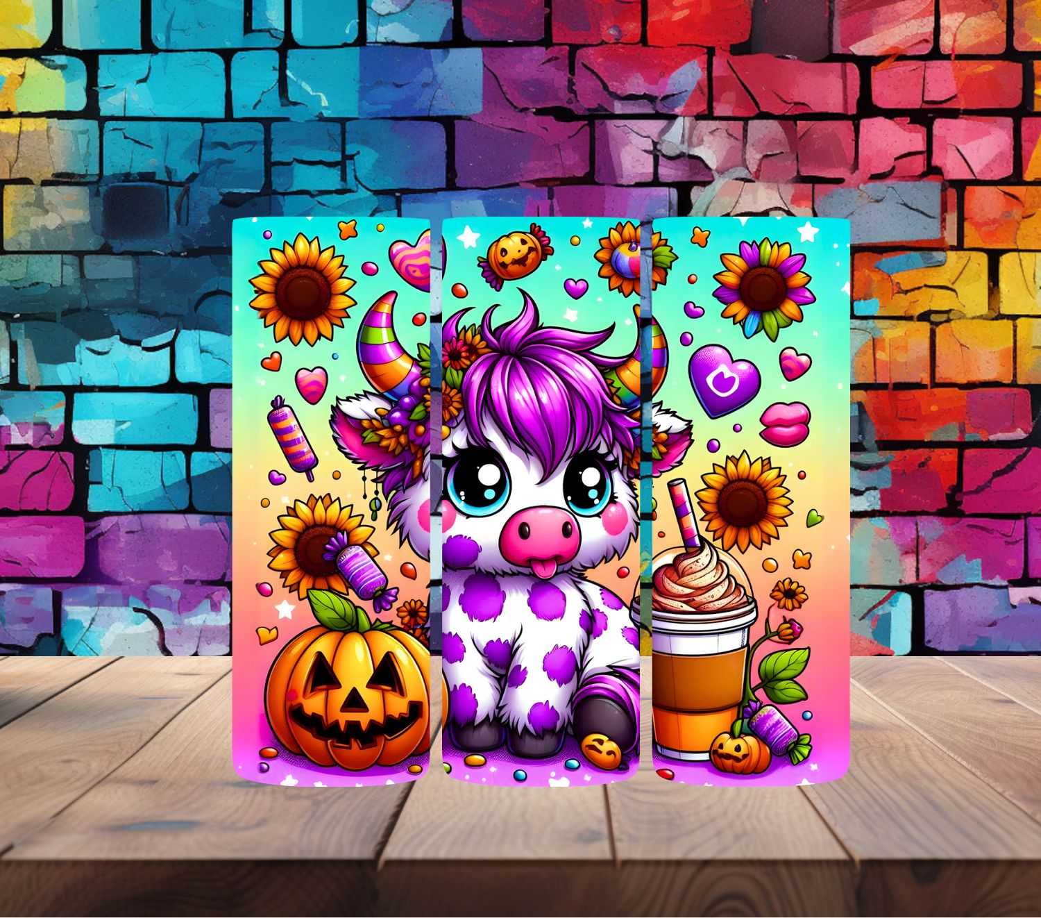 Candy Purple Highland Cow