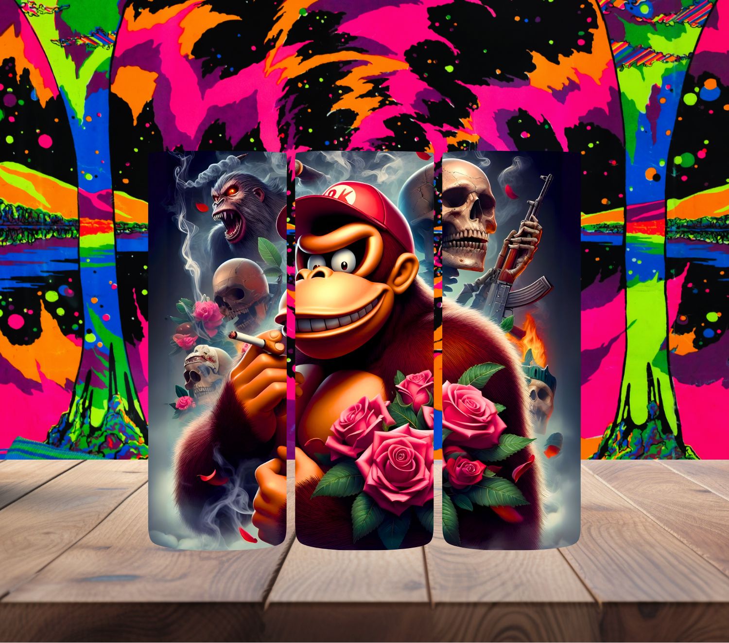 Donkey Kong with Roses