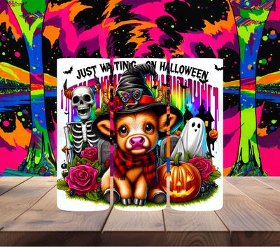 Just waiting on Halloween Friendly Highland Cow