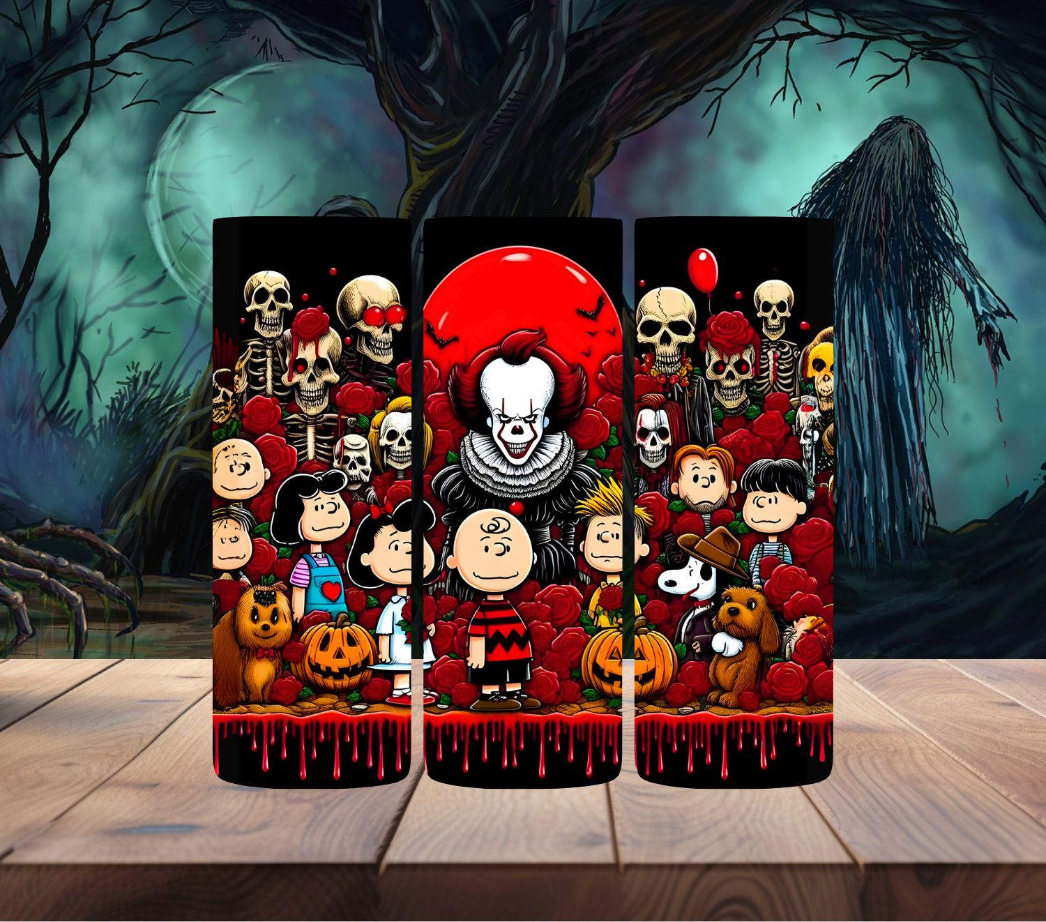 Pennywise Hanging with the Peanuts Crew