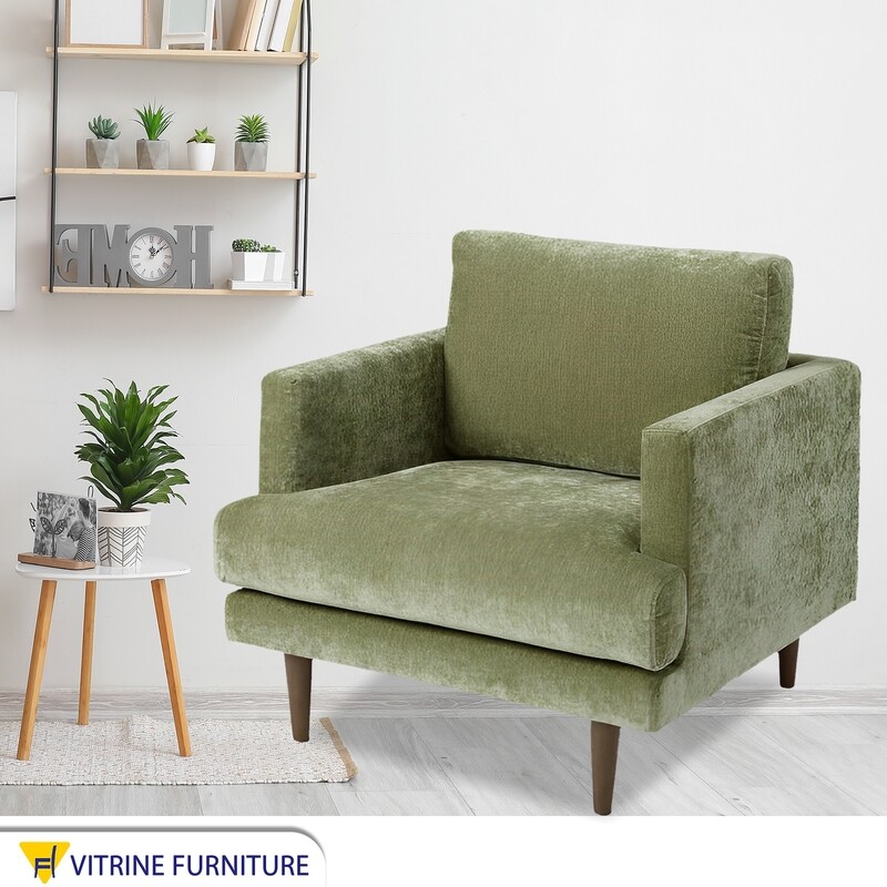 Modern olive green chair