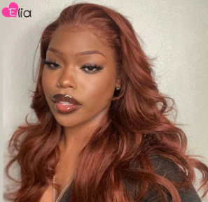 Brown Preplucked Human Hair Lace wig