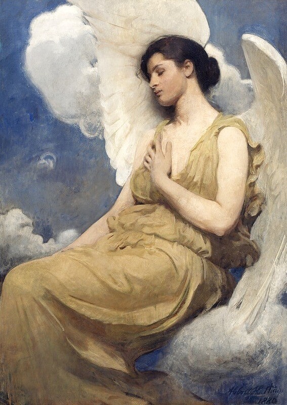 Angel in Heaven Small Velvet Panel