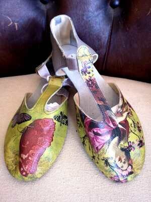 Butterfly Lady - Leather Shoes