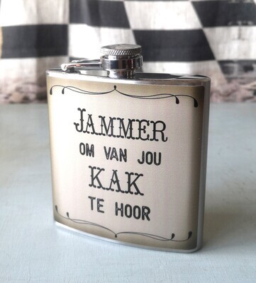 Jammer Kak - Hipflask